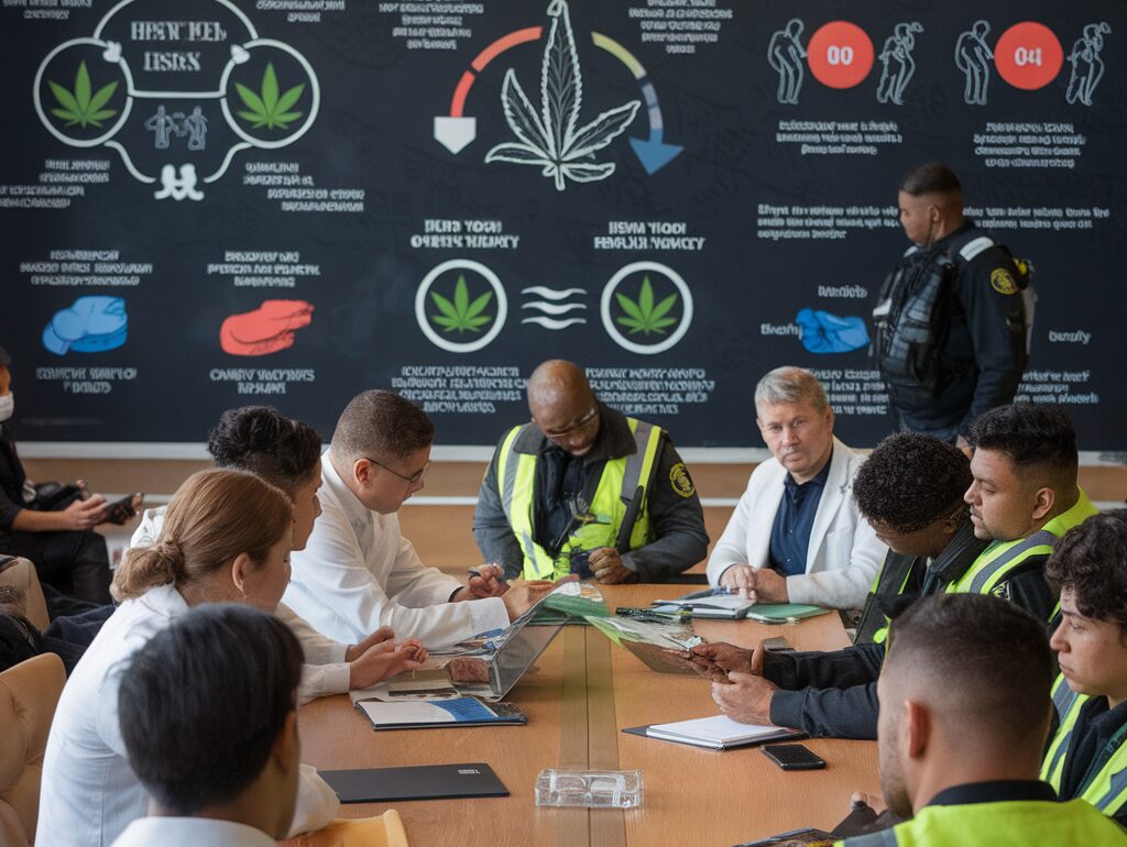 Illustration sur la légalisation du cannabis en France