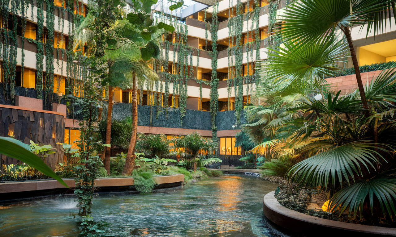Indoor Rainforest du Novotel Darwin CBD