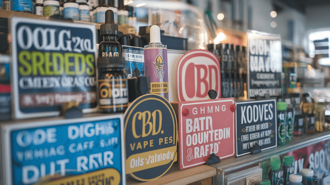 CBD Shop avec une large gamme de produits