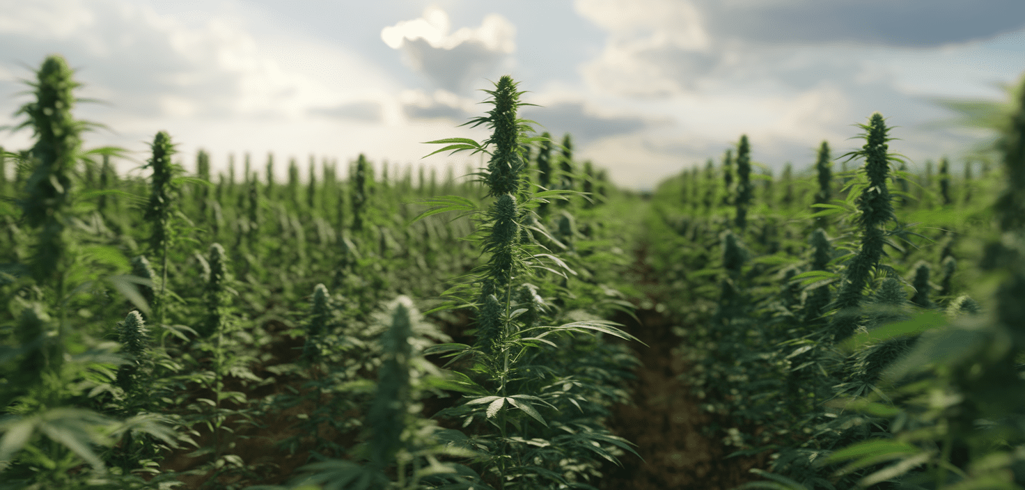 Ferme de CBD en pleine culture