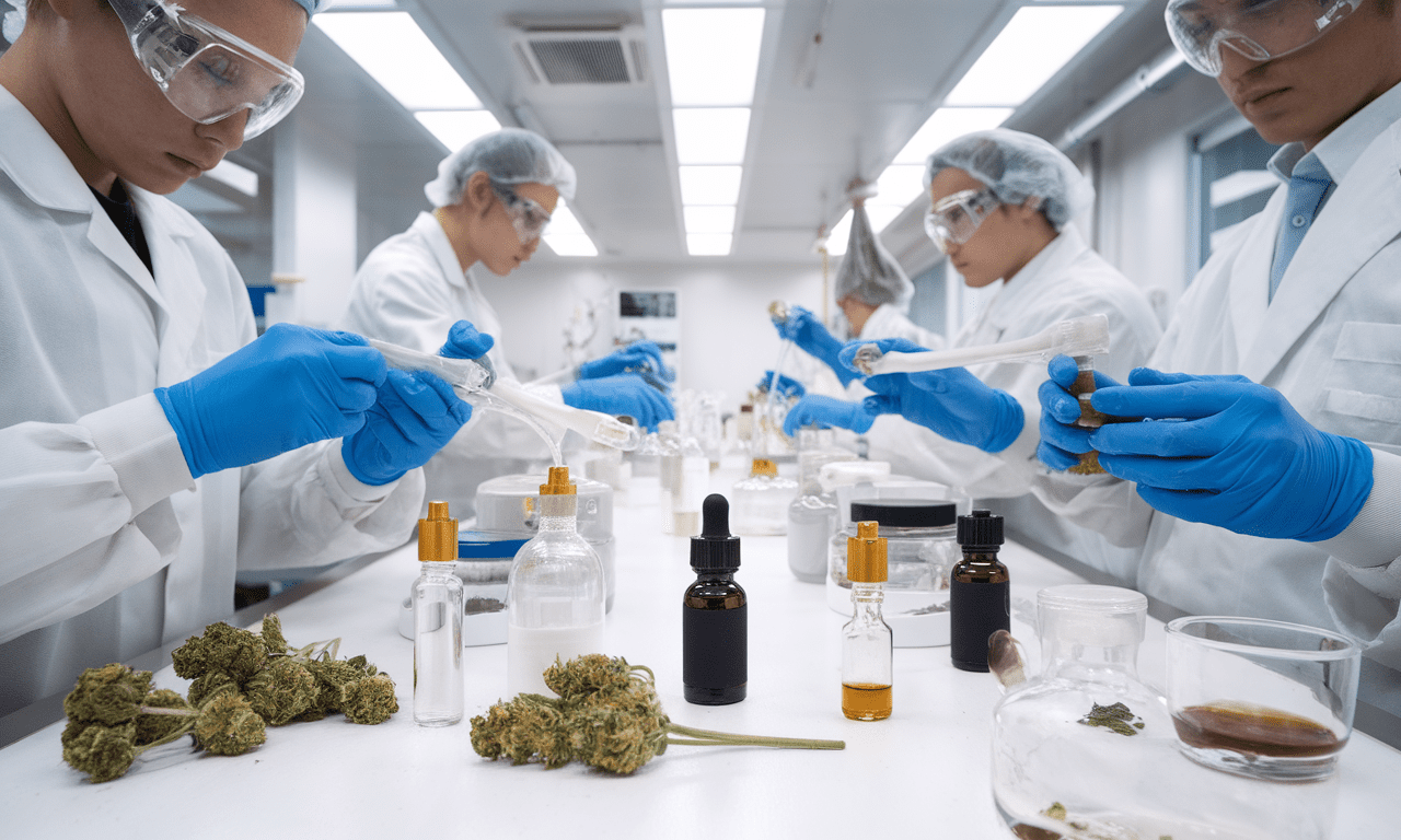 Innovation dans une ferme de CBD