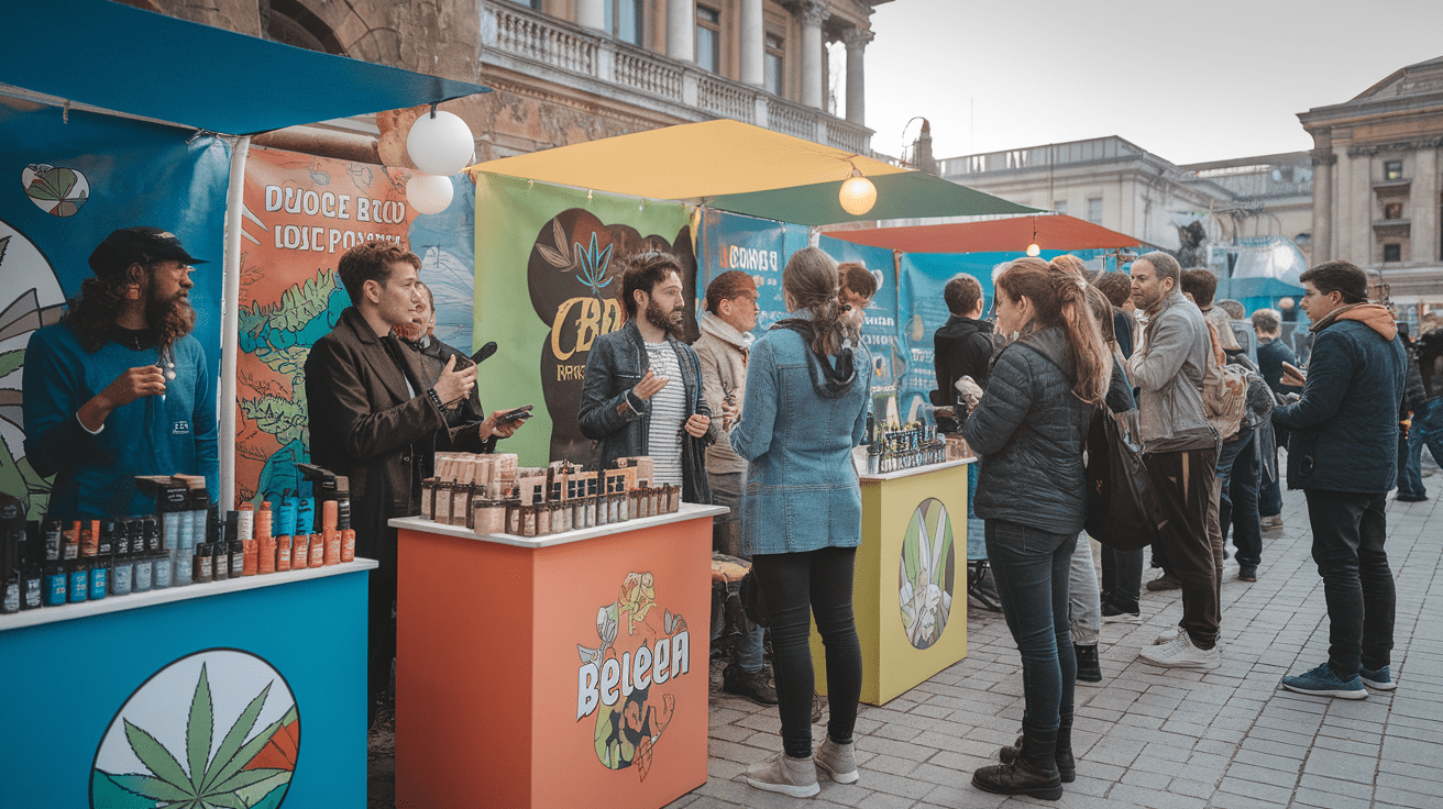 Boutique de CBD à Besançon avec une variété de produits bien-être