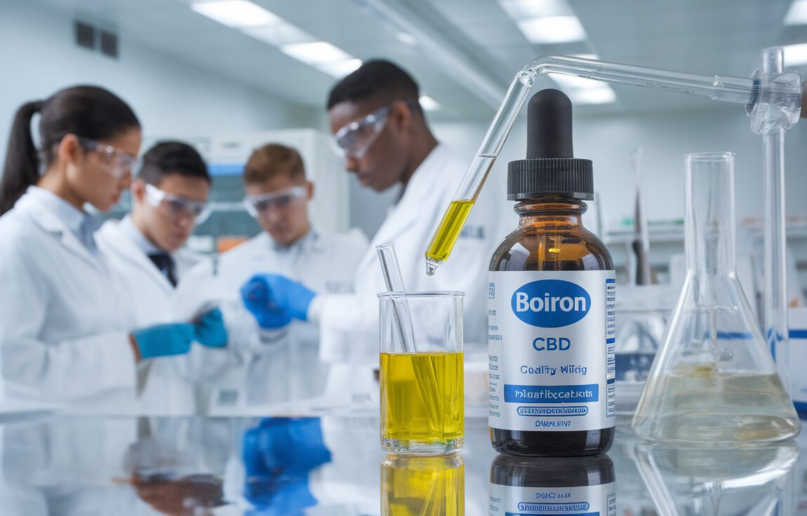 Flacon de CBD Boiron, un produit naturel pour la relaxation et le bien-être
