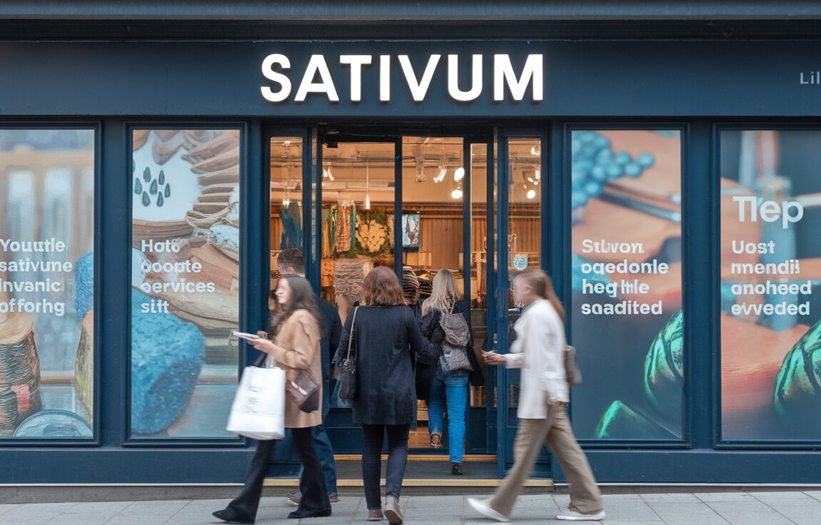 Façade d'une boutique de CBD à Lille avec produits bien-être et relaxation
