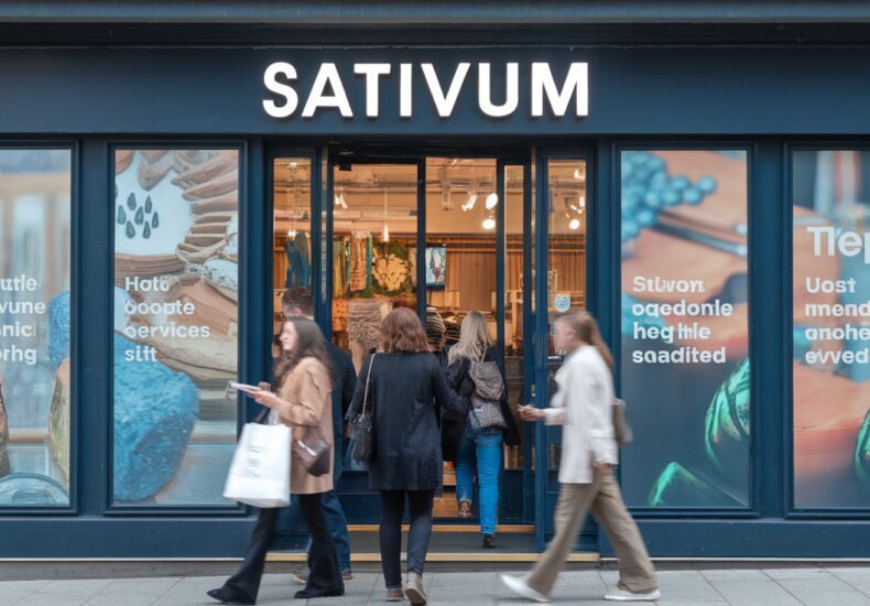 Façade d'une boutique de CBD à Lille avec produits bien-être et relaxation