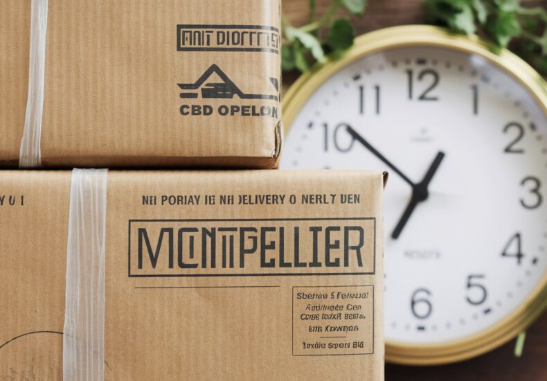 Boutique de CBD à Montpellier avec divers produits au cannabidiol