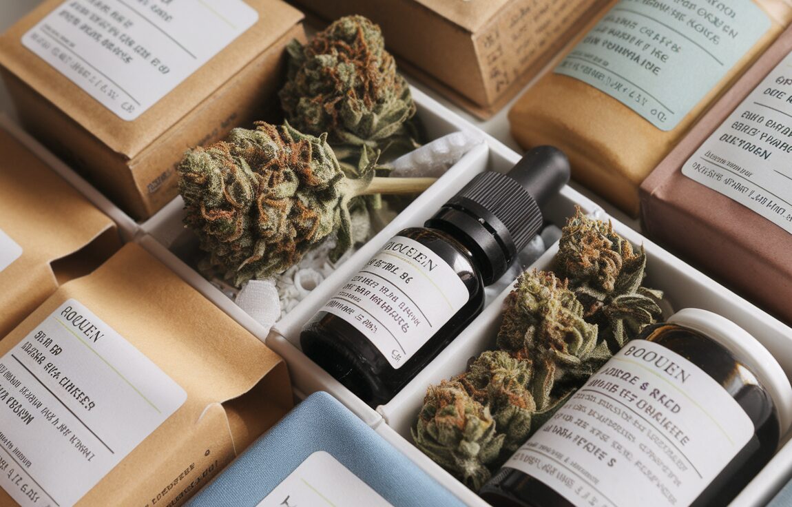 Boutique de CBD à Rouen avec divers produits à base de chanvre