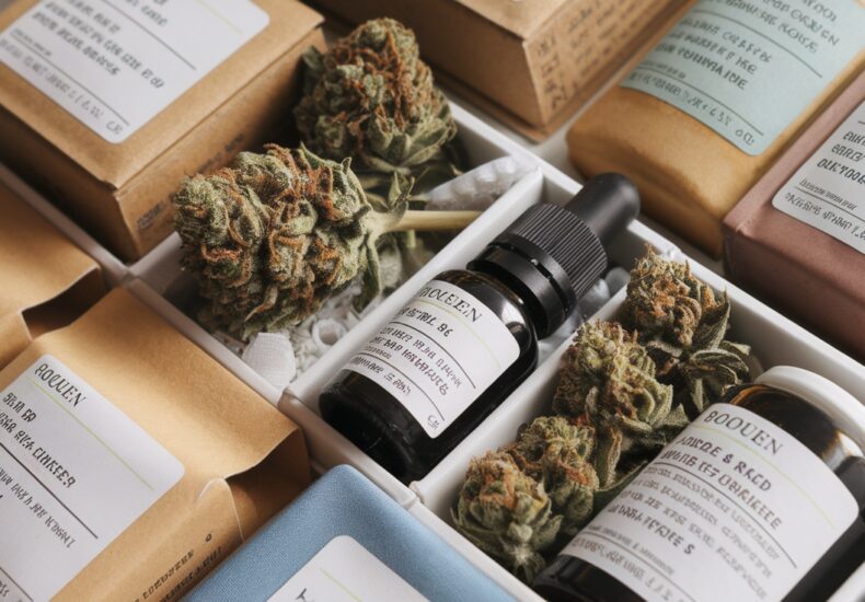 Boutique de CBD à Rouen avec divers produits à base de chanvre