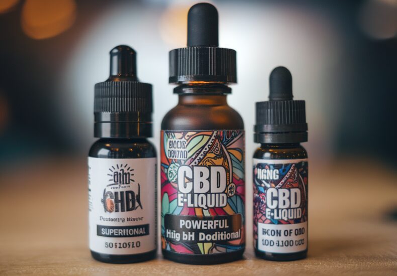 Bouteille d'e-liquide CBD ultra puissant